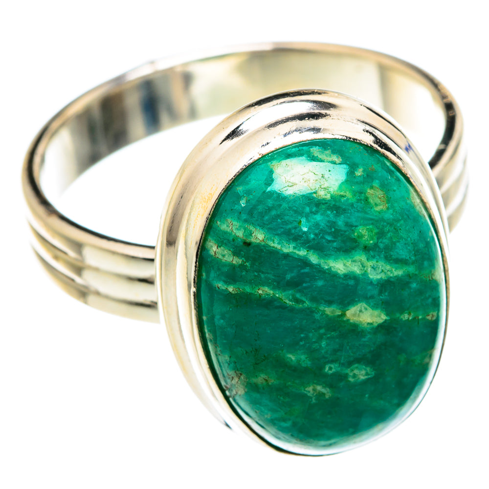 Amazonite Rings handcrafted by Ana Silver Co - RING75146