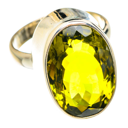 Olive Quartz Rings handcrafted by Ana Silver Co - RING75147