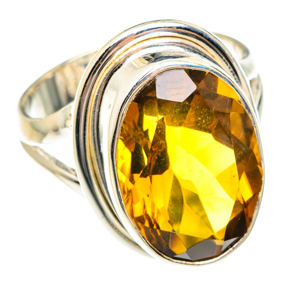 Mandarin Citrine Rings handcrafted by Ana Silver Co - RING75149