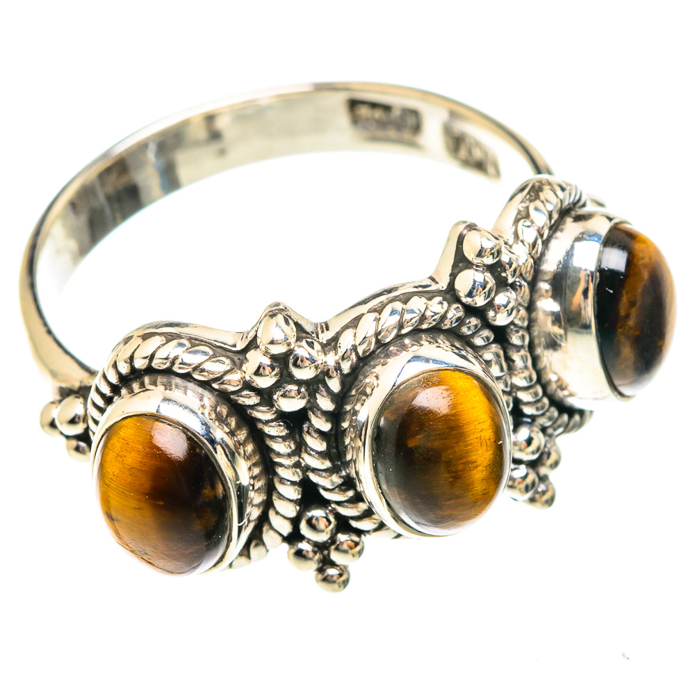 Tiger Eye Rings handcrafted by Ana Silver Co - RING75150