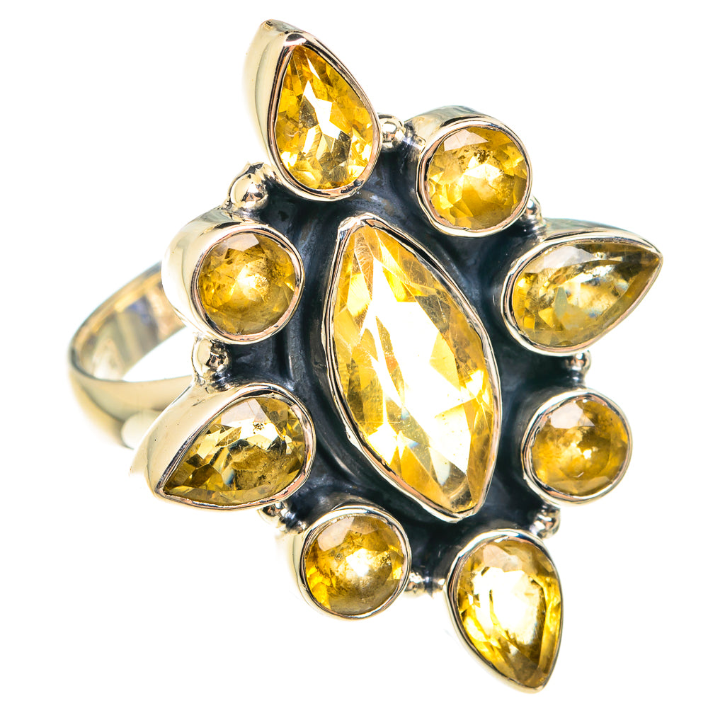 Citrine Rings handcrafted by Ana Silver Co - RING75152