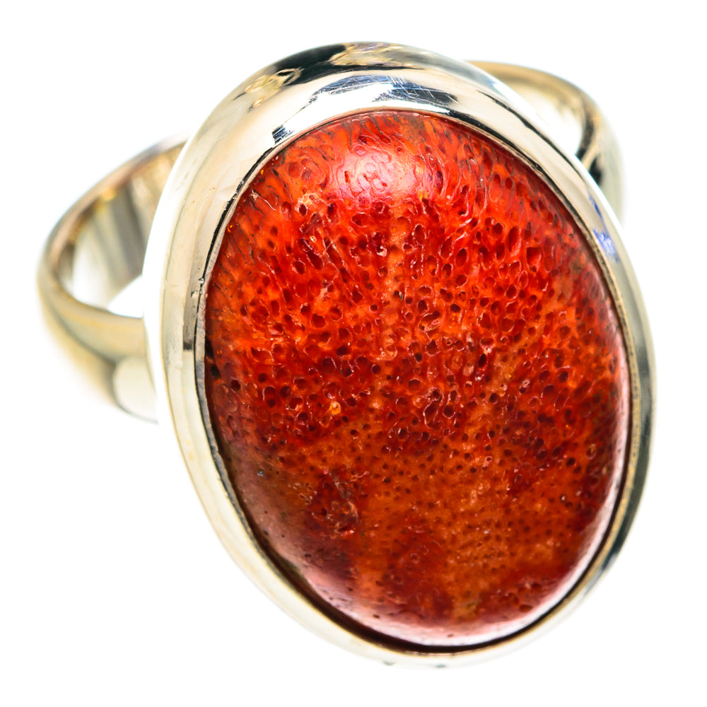 Sponge Coral Rings handcrafted by Ana Silver Co - RING75153