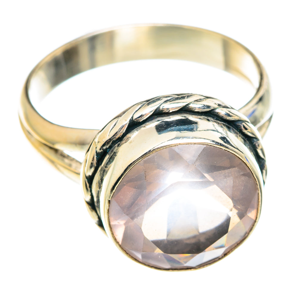 Rose Quartz Rings handcrafted by Ana Silver Co - RING75154
