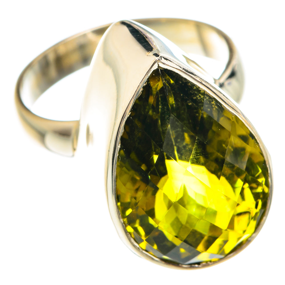 Olive Quartz Rings handcrafted by Ana Silver Co - RING75176