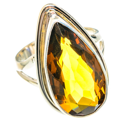 Mandarin Citrine Rings handcrafted by Ana Silver Co - RING75177