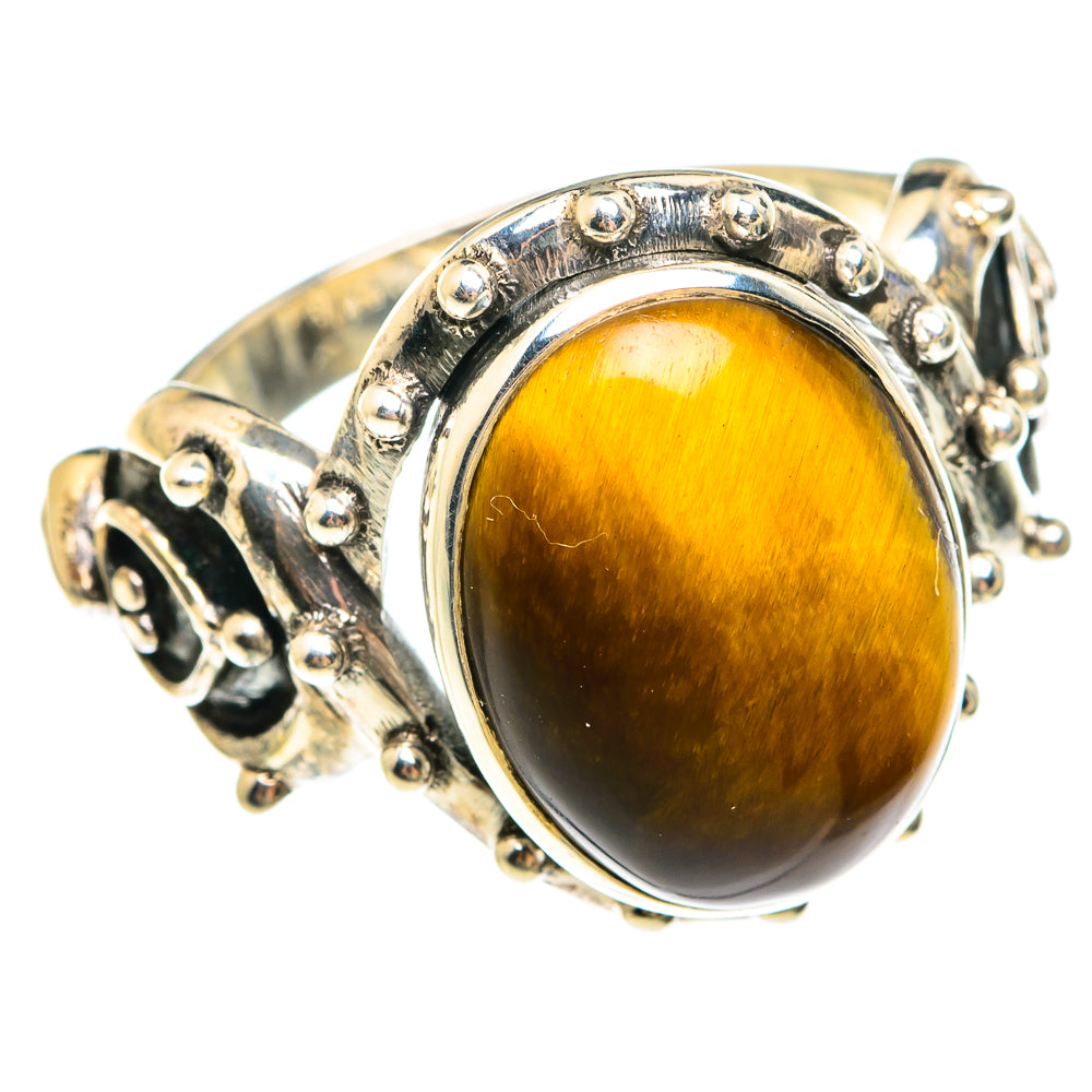 Tiger Eye Rings handcrafted by Ana Silver Co - RING75178