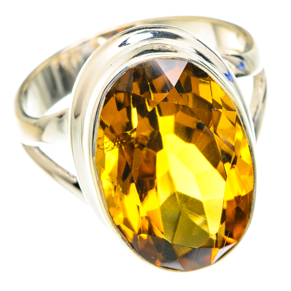 Mandarin Citrine Rings handcrafted by Ana Silver Co - RING75179