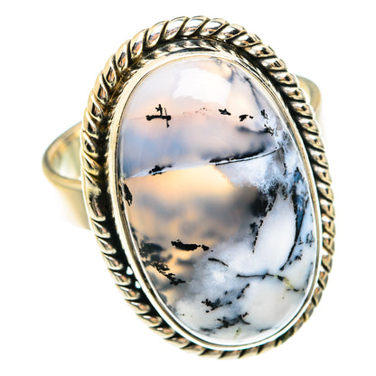 Dendritic Opal Rings handcrafted by Ana Silver Co - RING75190