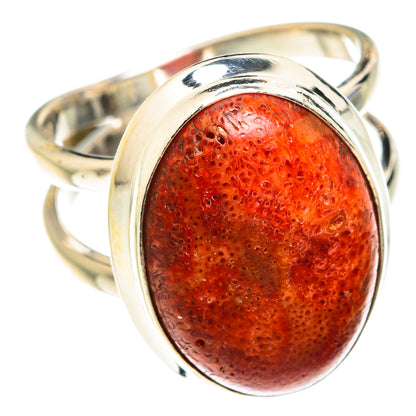 Sponge Coral Rings handcrafted by Ana Silver Co - RING75208
