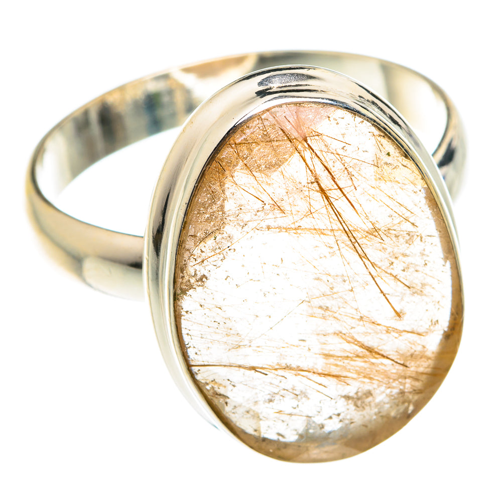 Rutilated Quartz Rings handcrafted by Ana Silver Co - RING75215