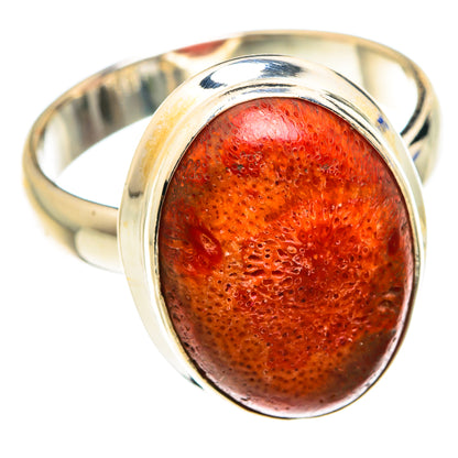 Sponge Coral Rings handcrafted by Ana Silver Co - RING75235