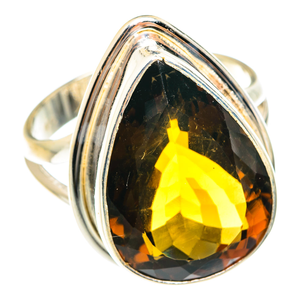 Mandarin Citrine Rings handcrafted by Ana Silver Co - RING75257