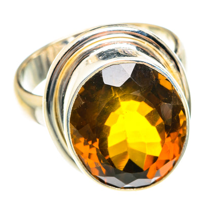 Mandarin Citrine Rings handcrafted by Ana Silver Co - RING75259