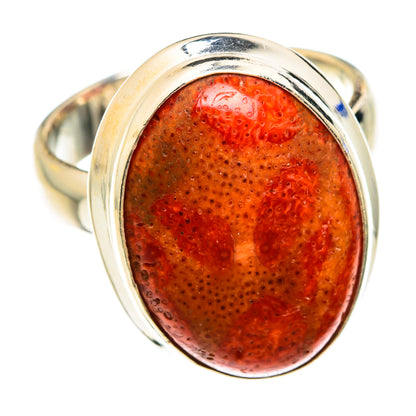 Sponge Coral Rings handcrafted by Ana Silver Co - RING75260