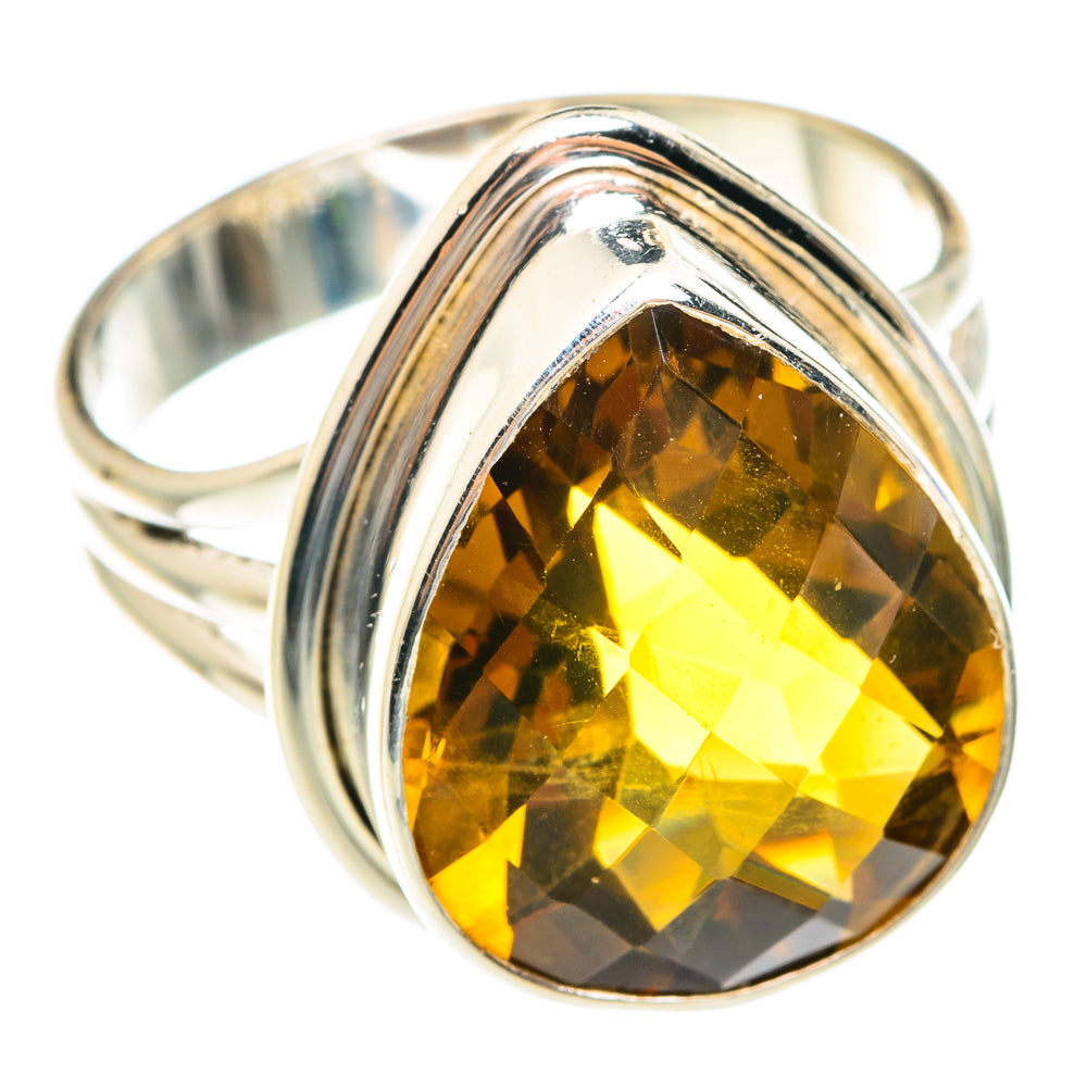 Mandarin Citrine Rings handcrafted by Ana Silver Co - RING75285