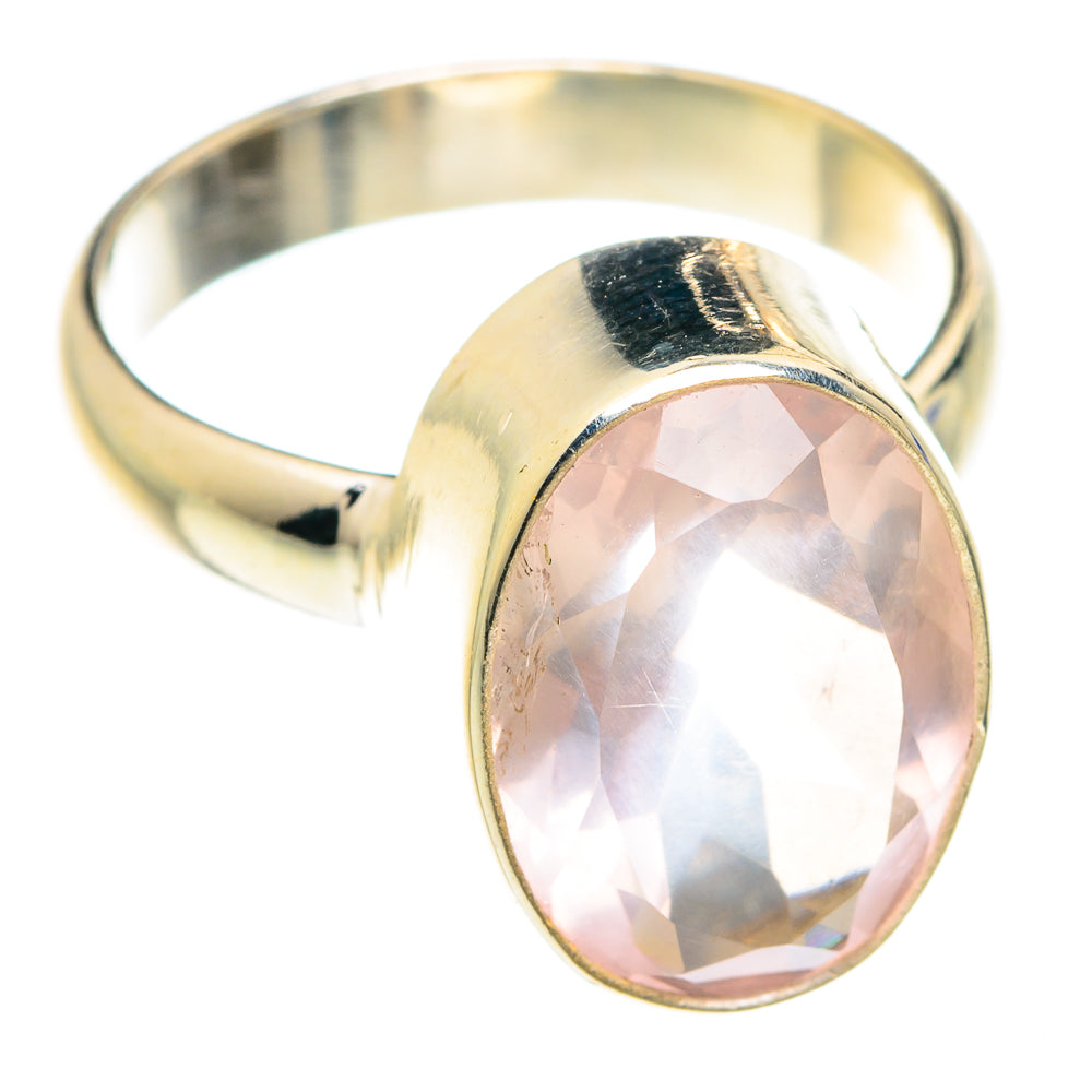 Rose Quartz Rings handcrafted by Ana Silver Co - RING75288