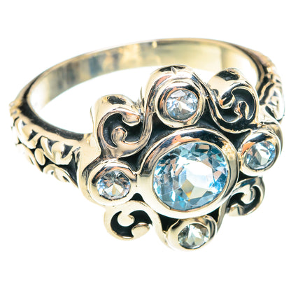 Blue Topaz Rings handcrafted by Ana Silver Co - RING75301