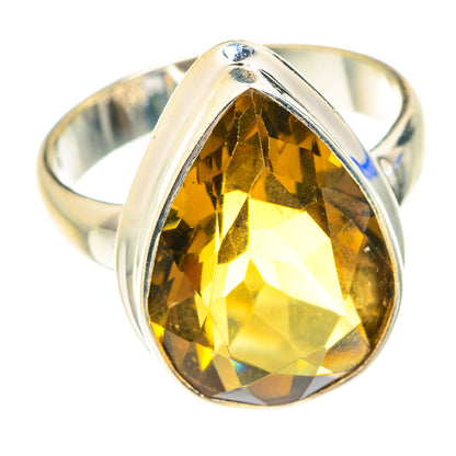 Mandarin Citrine Rings handcrafted by Ana Silver Co - RING75310