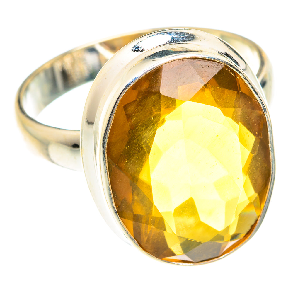 Mandarin Citrine Rings handcrafted by Ana Silver Co - RING75311