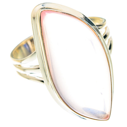 Rose Quartz Rings handcrafted by Ana Silver Co - RING75314