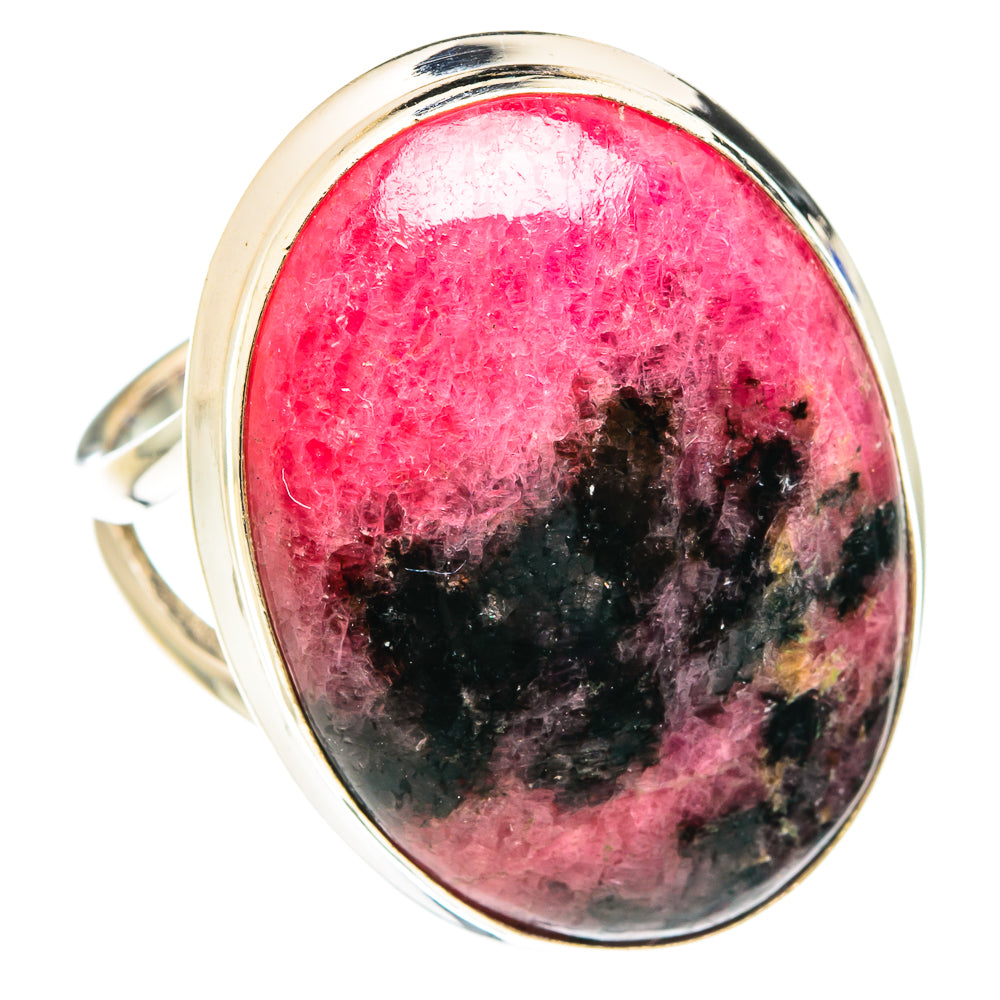 Rhodonite Rings handcrafted by Ana Silver Co - RING75316