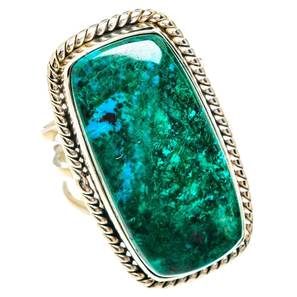 Chrysocolla Rings handcrafted by Ana Silver Co - RING75327