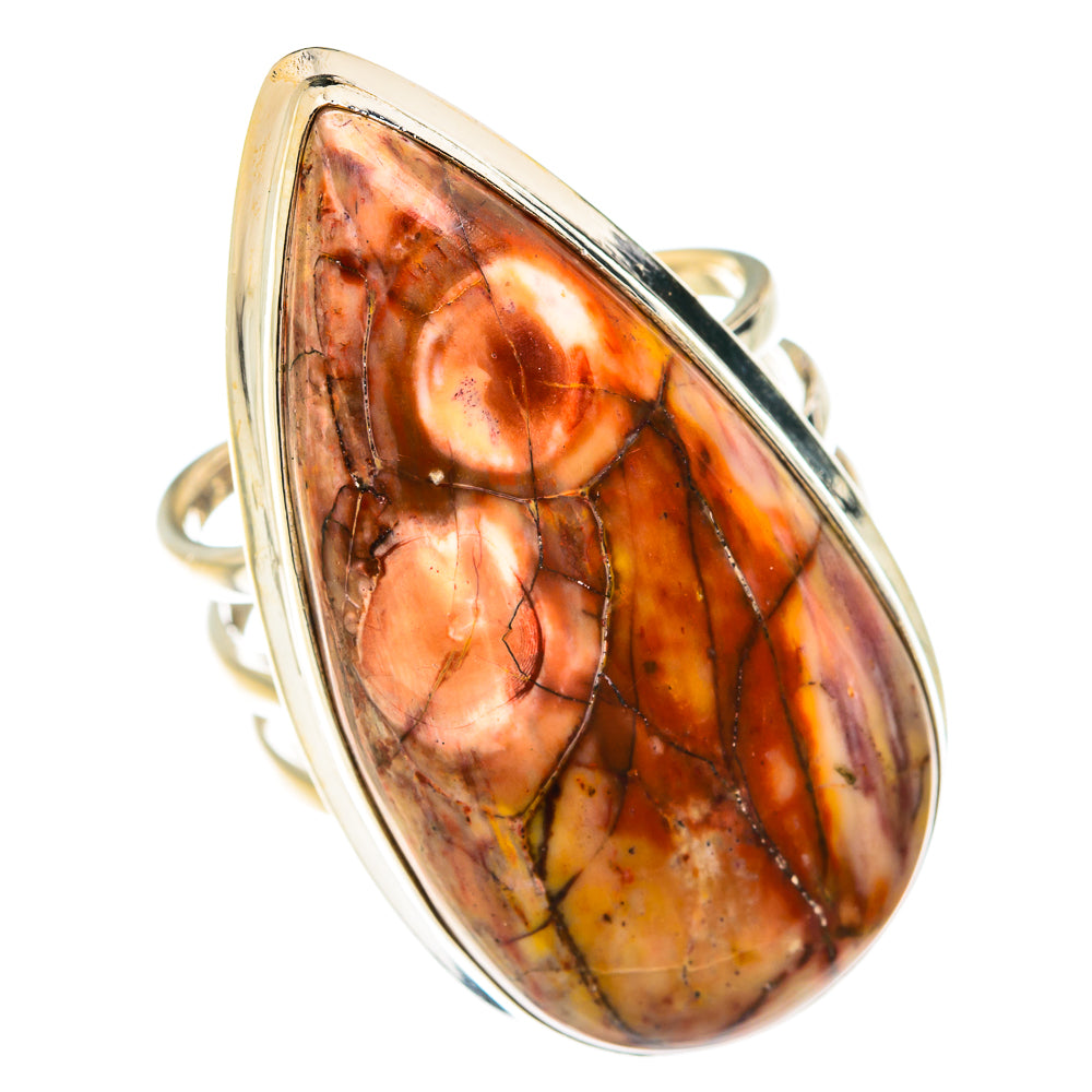 Poppy Jasper Rings handcrafted by Ana Silver Co - RING75329