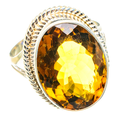Mandarin Citrine Rings handcrafted by Ana Silver Co - RING75331