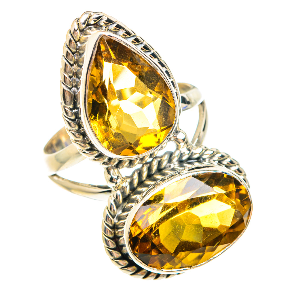 Mandarin Citrine Rings handcrafted by Ana Silver Co - RING75332