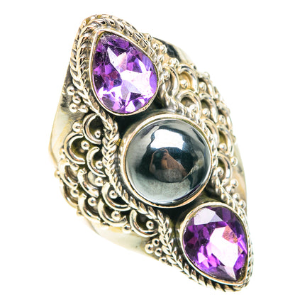 Hematite Rings handcrafted by Ana Silver Co - RING75336