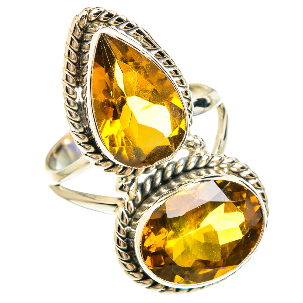 Mandarin Citrine Rings handcrafted by Ana Silver Co - RING75350
