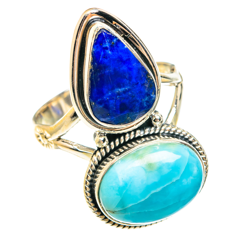 Larimar Rings handcrafted by Ana Silver Co - RING75358
