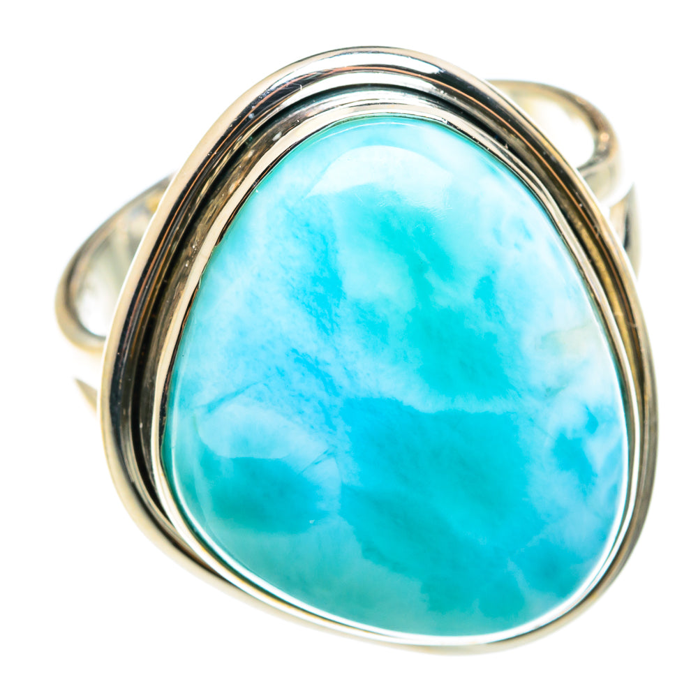 Larimar Rings handcrafted by Ana Silver Co - RING75362
