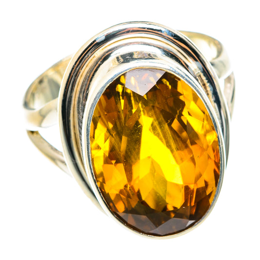 Mandarin Citrine Rings handcrafted by Ana Silver Co - RING75375