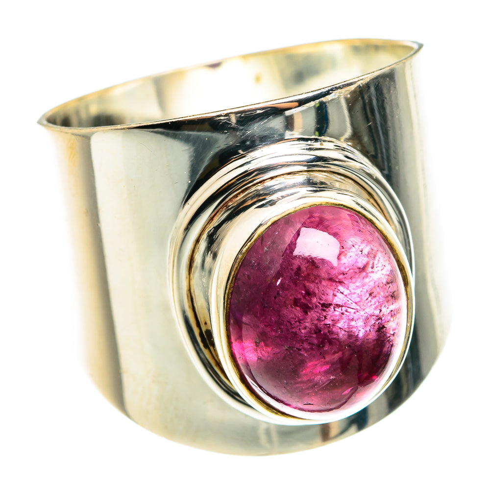 Pink Tourmaline Rings handcrafted by Ana Silver Co - RING75378