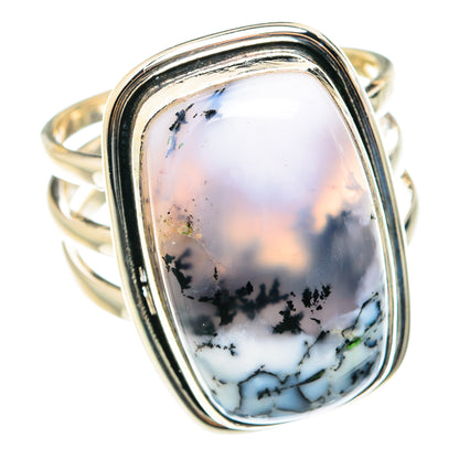 Dendritic Opal Rings handcrafted by Ana Silver Co - RING75388