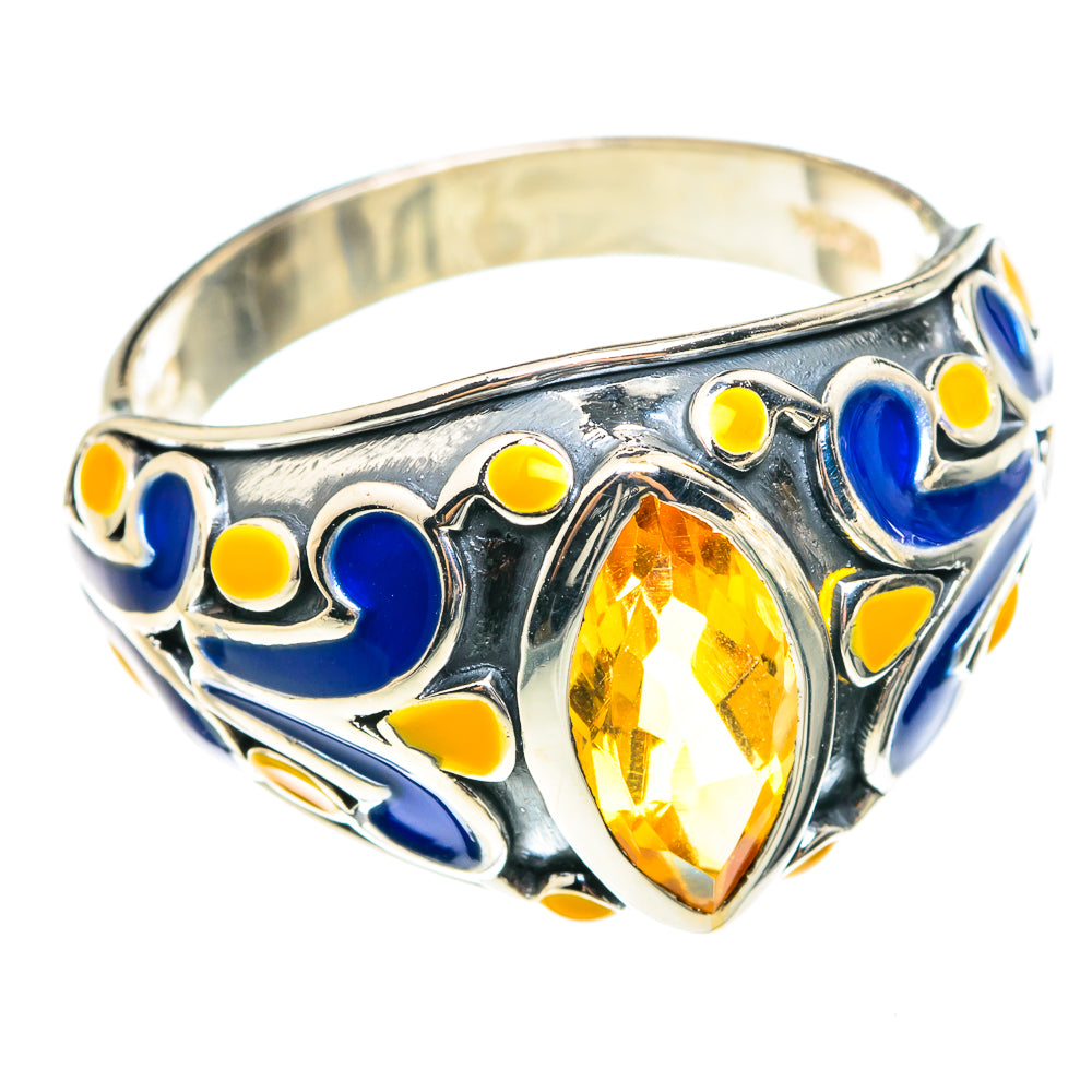 Mandarin Citrine Rings handcrafted by Ana Silver Co - RING75394