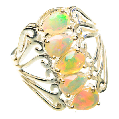Ethiopian Opal Rings handcrafted by Ana Silver Co - RING75395