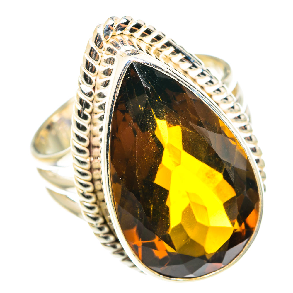 Mandarin Citrine Rings handcrafted by Ana Silver Co - RING75411