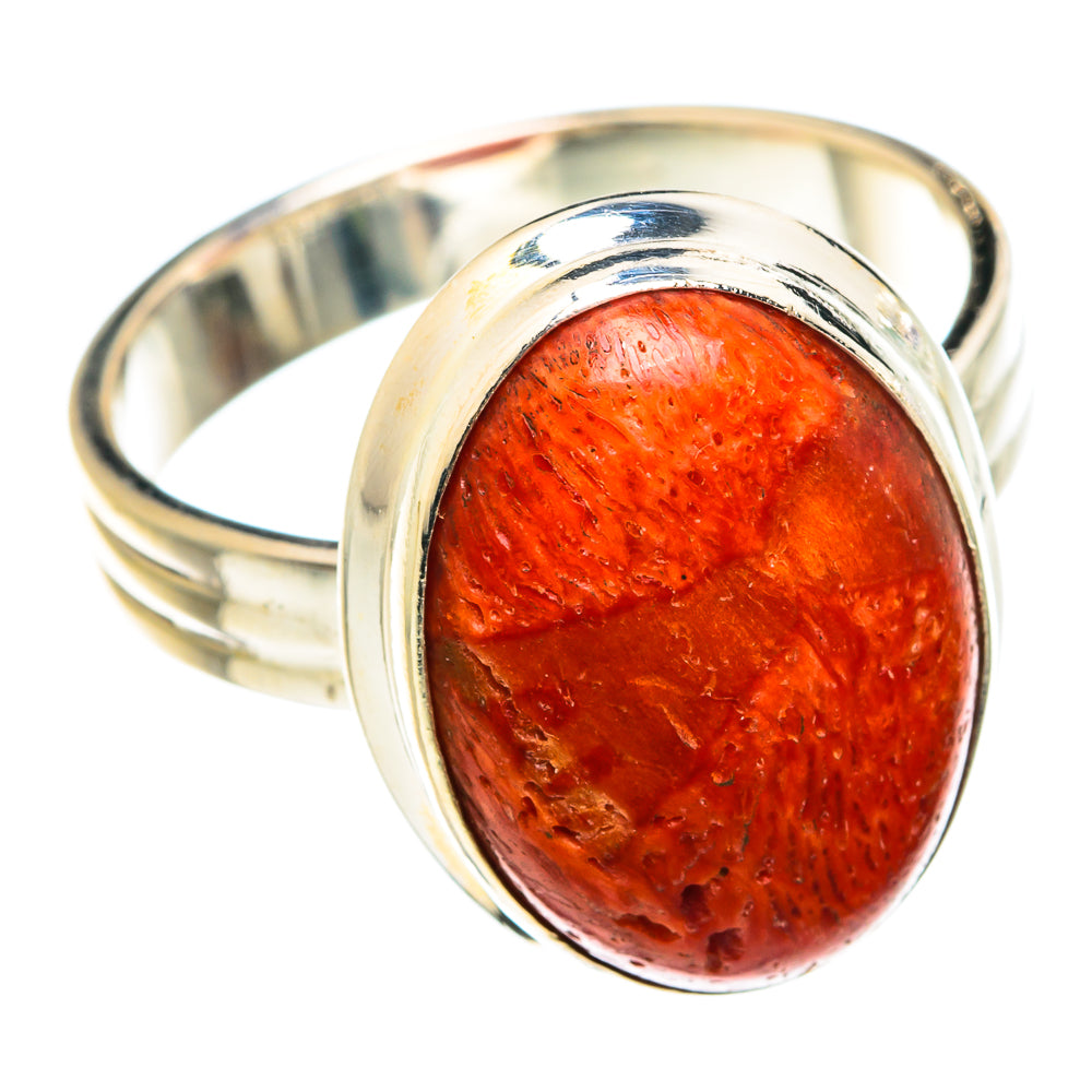 Sponge Coral Rings handcrafted by Ana Silver Co - RING75412 - Photo 2