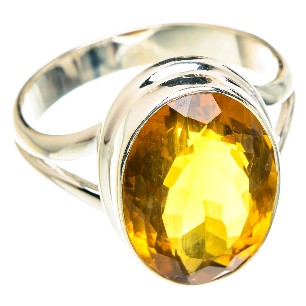 Mandarin Citrine Rings handcrafted by Ana Silver Co - RING75413