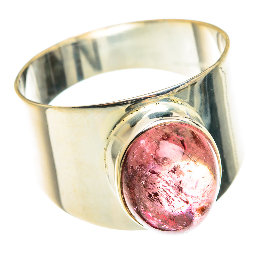 Pink Tourmaline Rings handcrafted by Ana Silver Co - RING75414