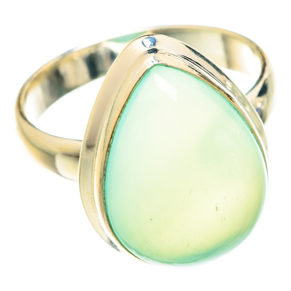 Aqua Chalcedony Rings handcrafted by Ana Silver Co - RING75434