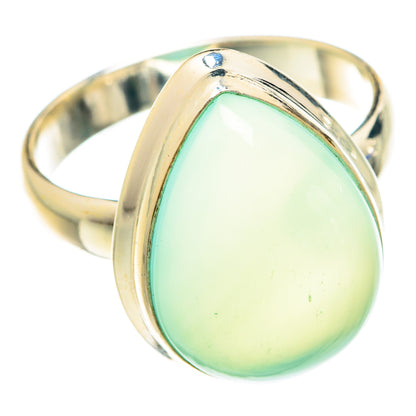 Aqua Chalcedony Rings handcrafted by Ana Silver Co - RING75434