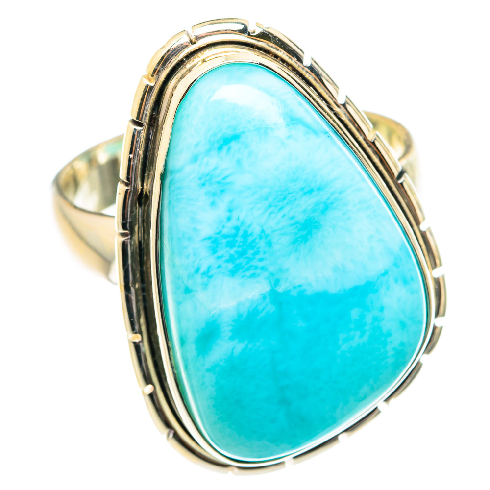 Larimar Rings handcrafted by Ana Silver Co - RING75437
