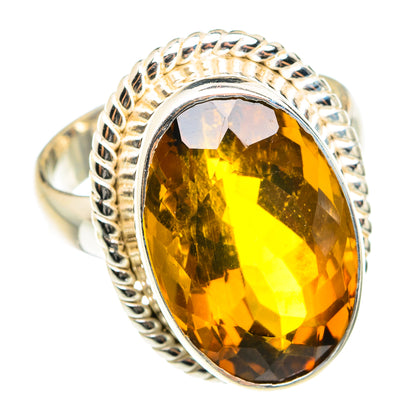 Mandarin Citrine Rings handcrafted by Ana Silver Co - RING75445