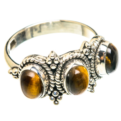 Tiger Eye Rings handcrafted by Ana Silver Co - RING75446