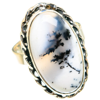 Dendritic Opal Rings handcrafted by Ana Silver Co - RING75459
