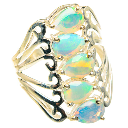 Ethiopian Opal Rings handcrafted by Ana Silver Co - RING75465