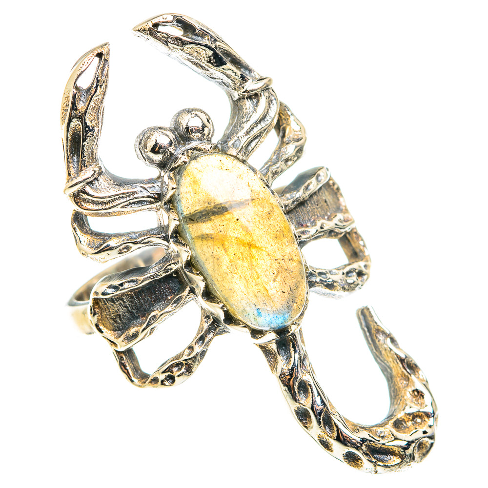Labradorite Rings handcrafted by Ana Silver Co - RING75469